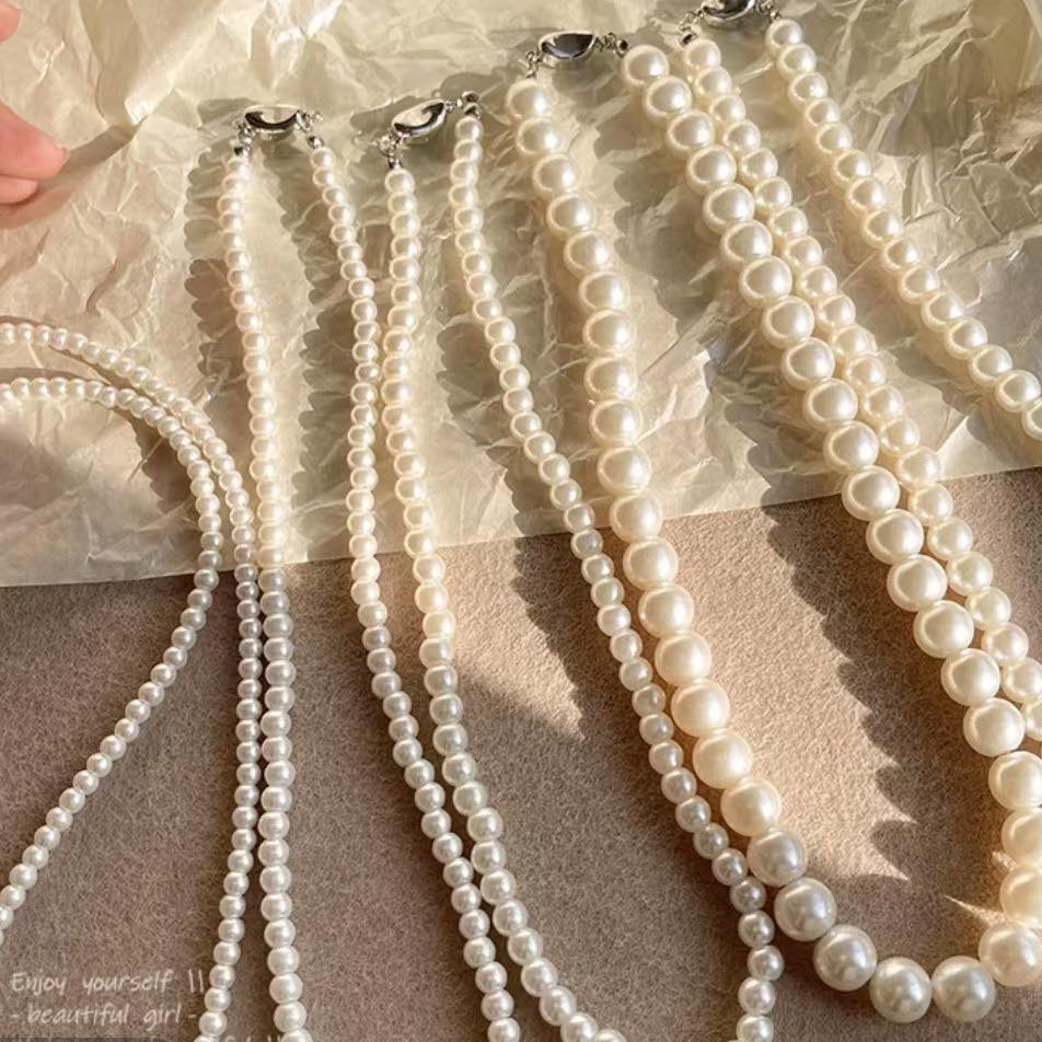 施華家正圓珍珠項鍊