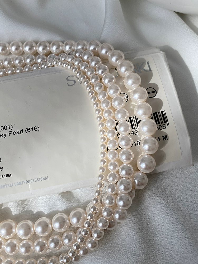 施華家正圓珍珠項鍊