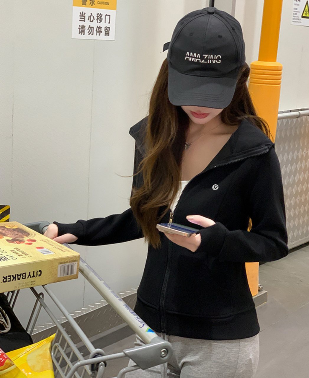 LuLu空氣棉經典S型連帽外套