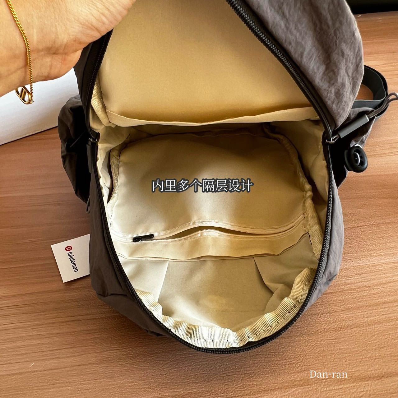 Lululemon 速乾輕感防水雙肩｜單肩背包