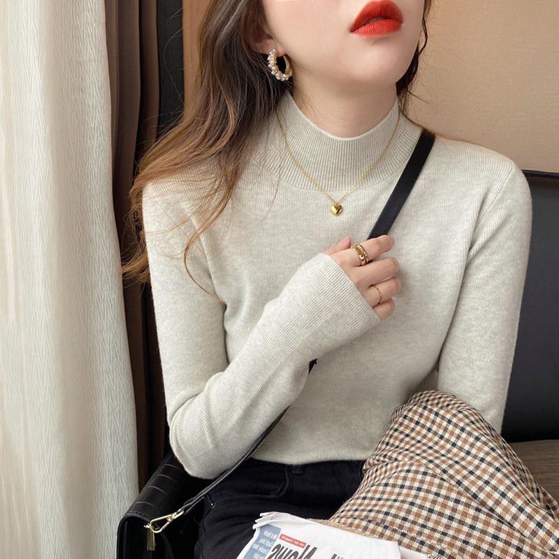 反季限量優惠!ZAR*A羊絨半高領打底衫