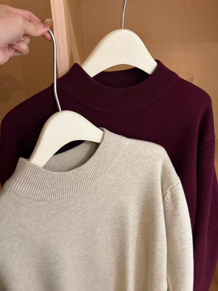 ZARA男神必備半高領針織打底衫