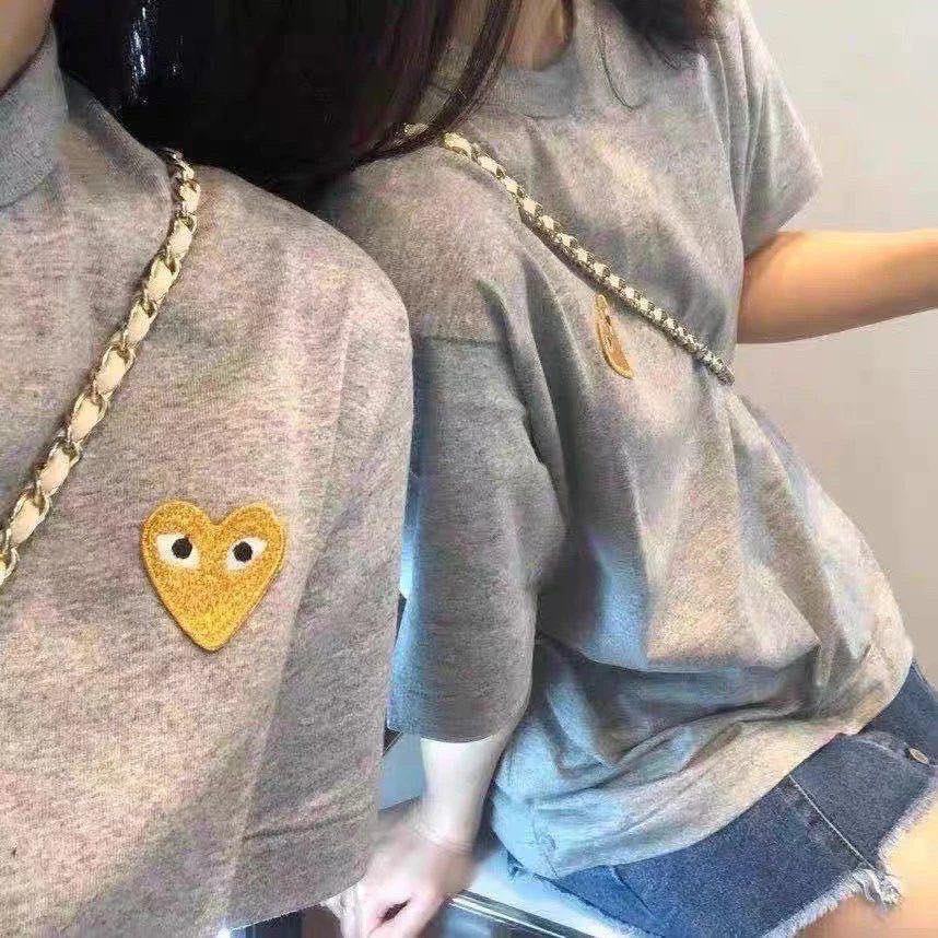 日本PLAY愛心刺繡百搭T恤