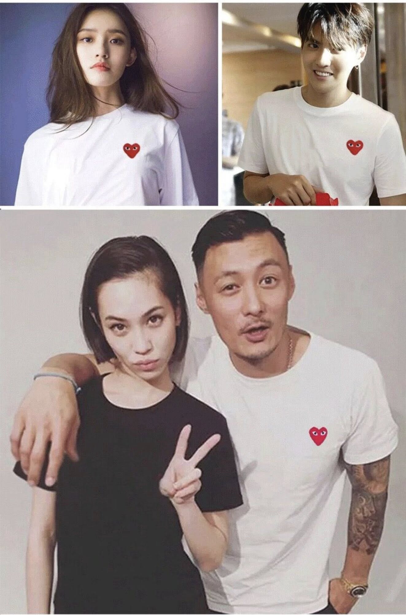 日本PLAY愛心刺繡百搭T恤