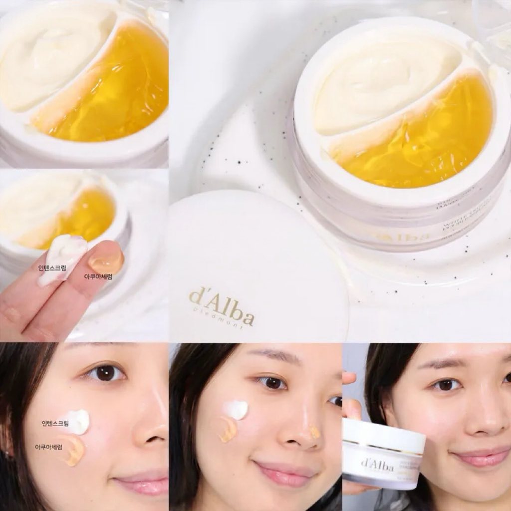 韓國D’Alba 白松露雙效水精華乳霜