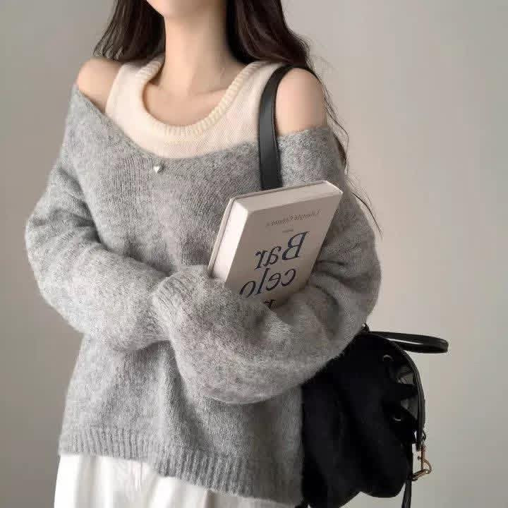 韓風 INS 簡約慵懶假兩件