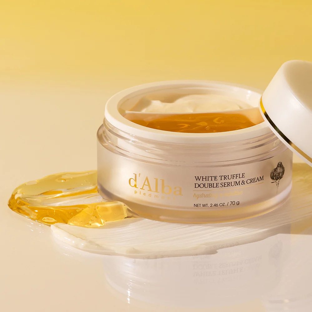 韓國D’Alba 白松露雙效水精華乳霜