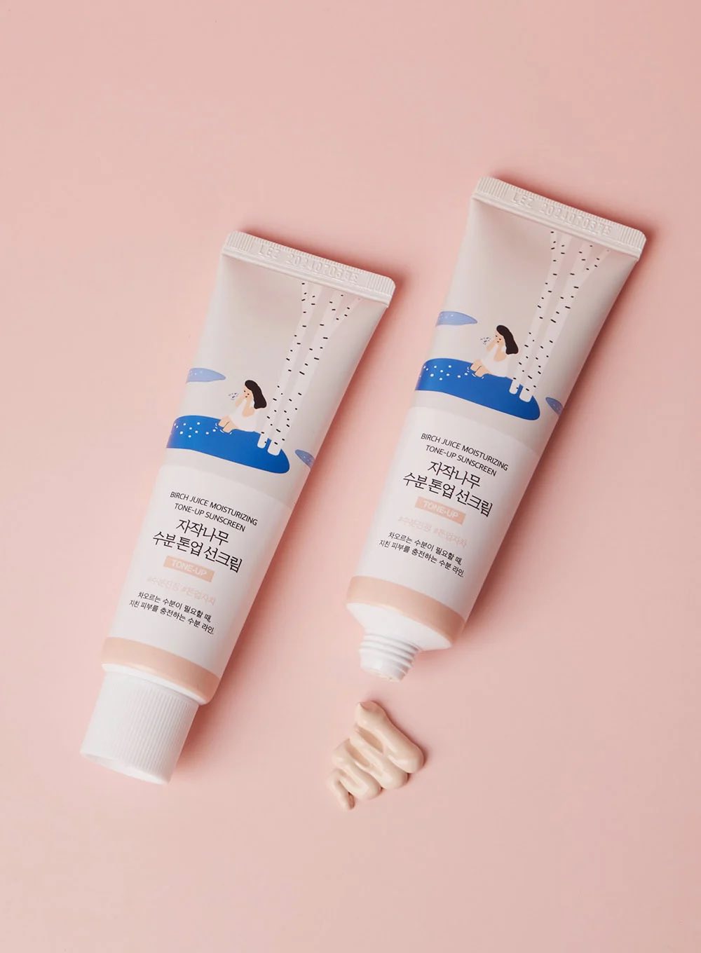 Round Lab白樺樹水分素顏霜 (1+1)