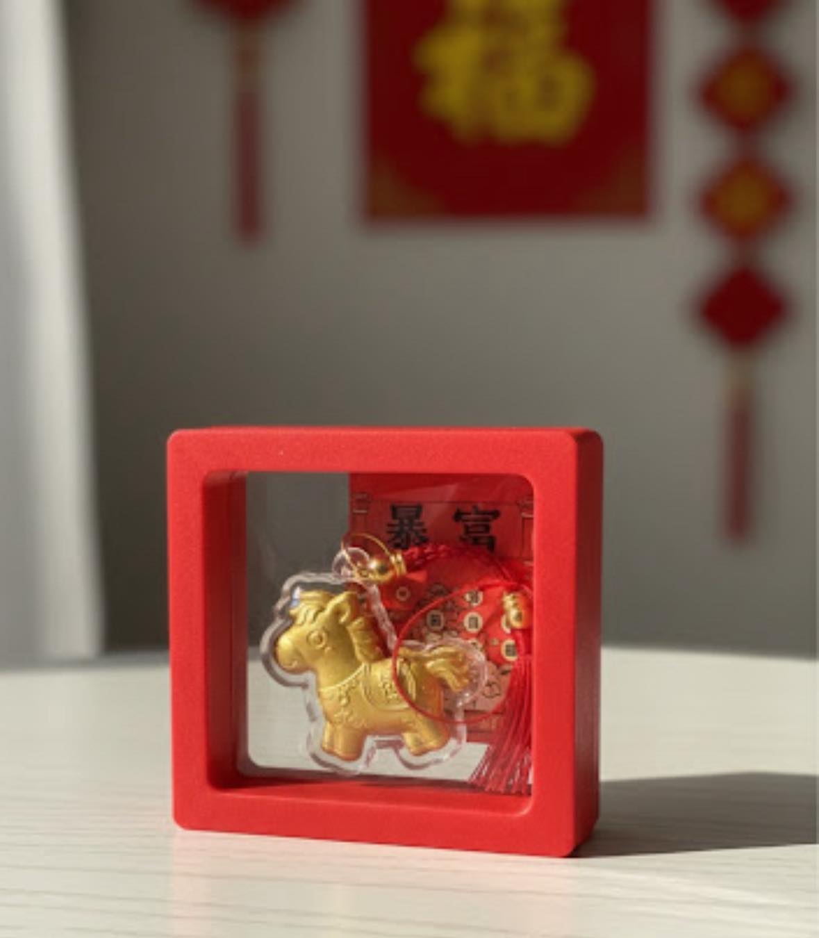 2026 報喜鍍金開運金馬