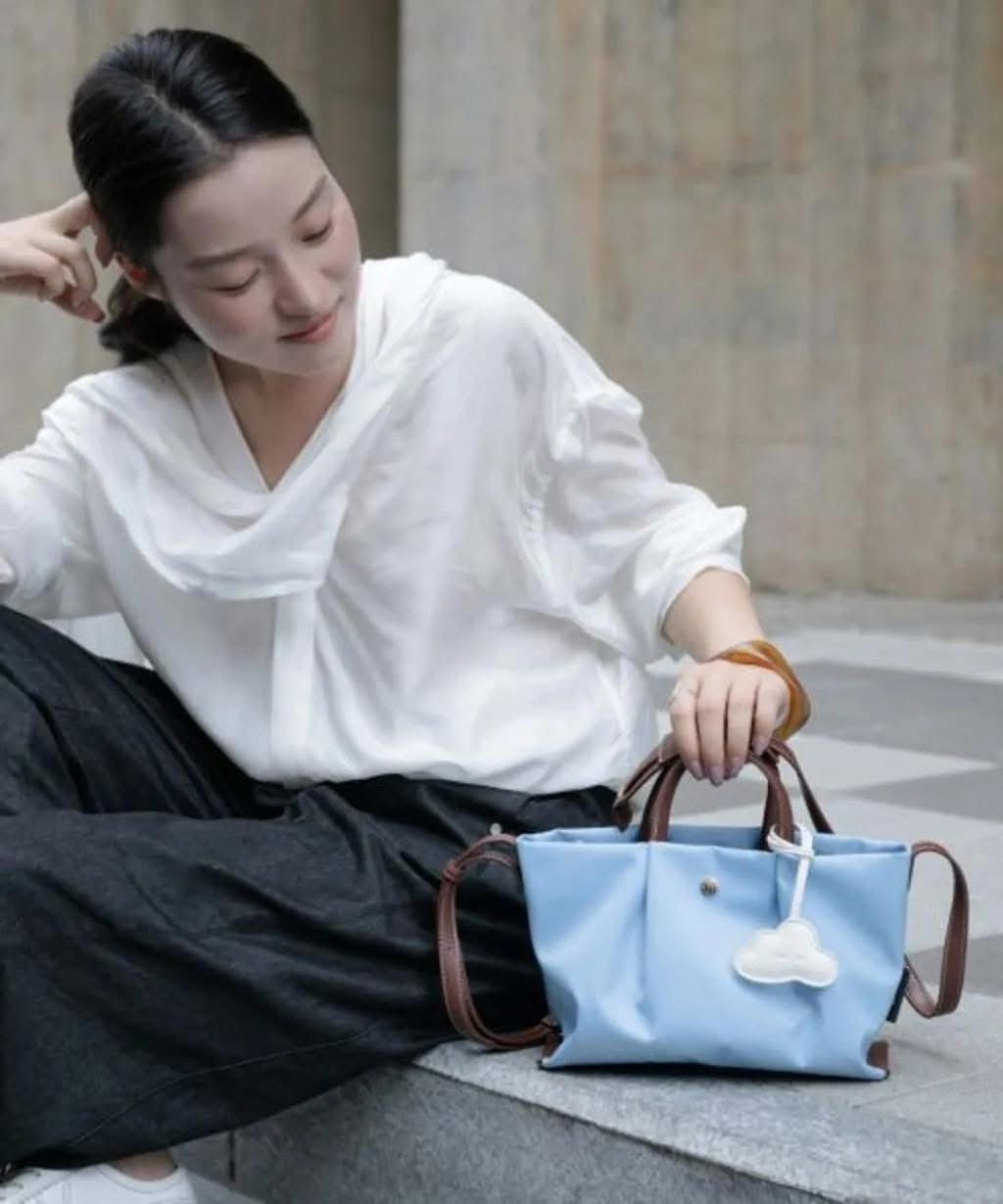 日本Legato Largo 限量款超夢幻雲朵輕量2WAY包