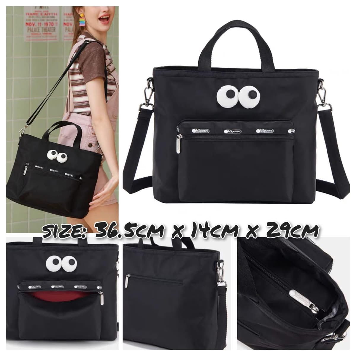 Le*Sportsac 聯名大眼睛托特兩用包