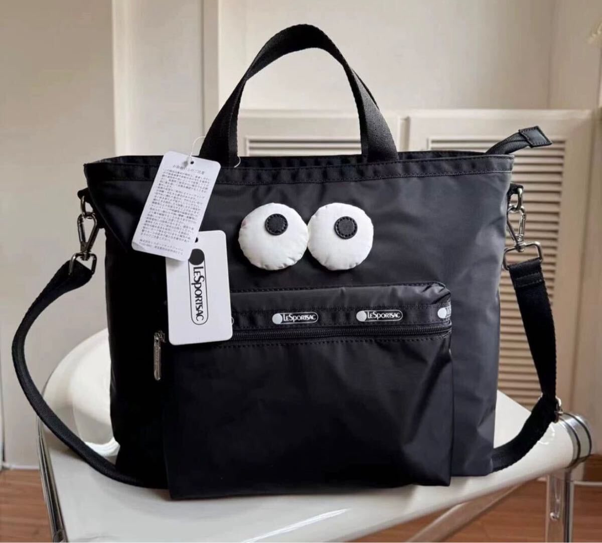 Le*Sportsac 聯名大眼睛托特兩用包