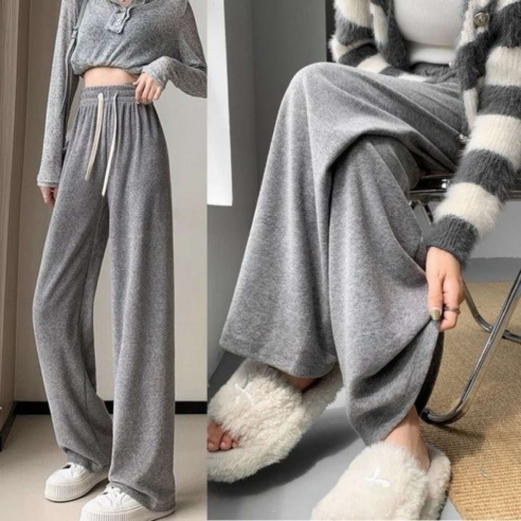 ZARA 軟綿羊絨雲朵毛巾褲