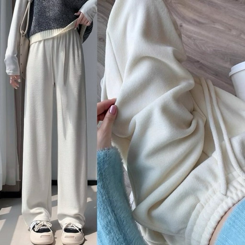 ZARA 軟綿羊絨雲朵毛巾褲