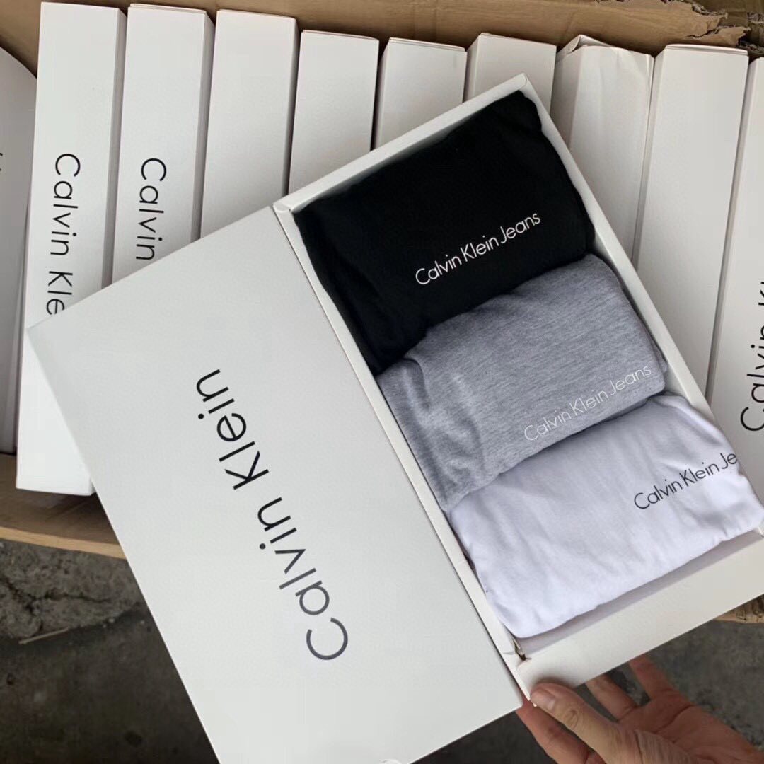 經典 Calvin Klein 男士純棉短袖三件組