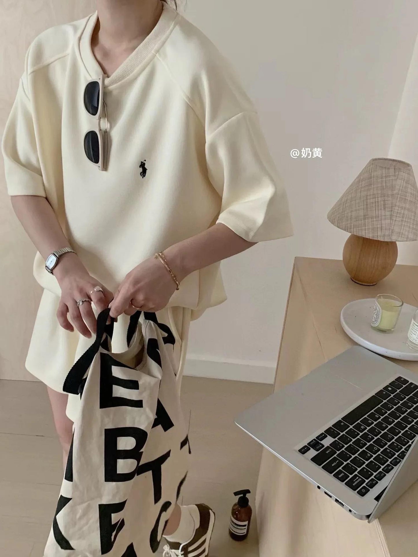 小馬刺繡休閒運動套裝