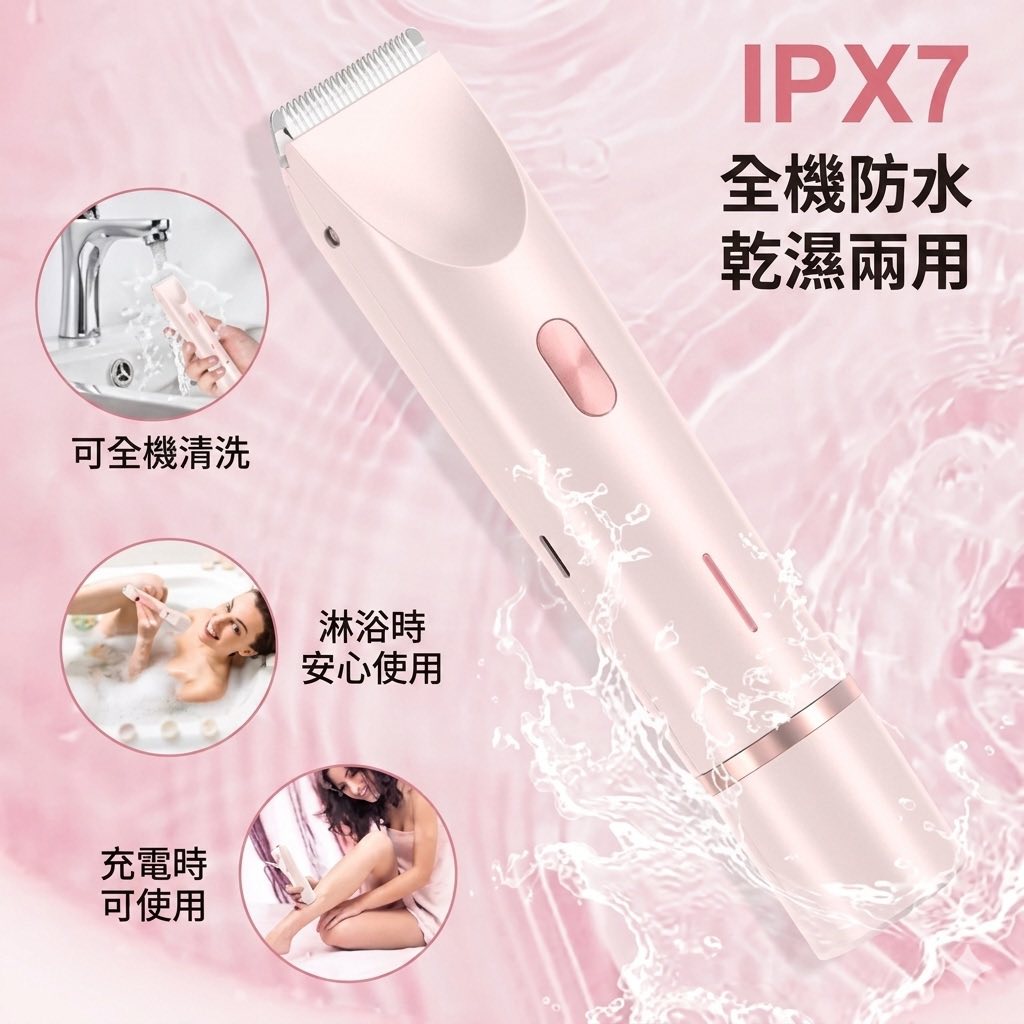 一鍵雙頭全機防水除毛儀