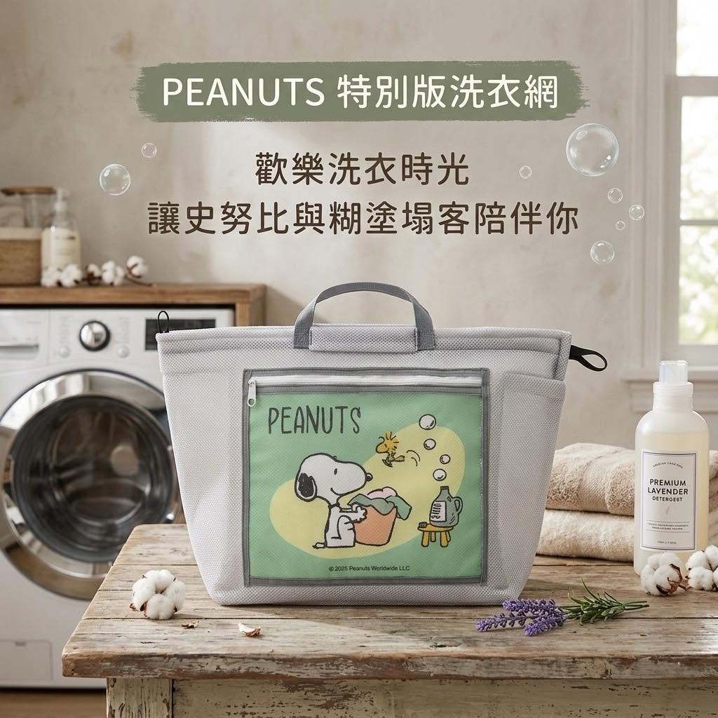 日本PEANUTS 史努比萬用洗衣袋