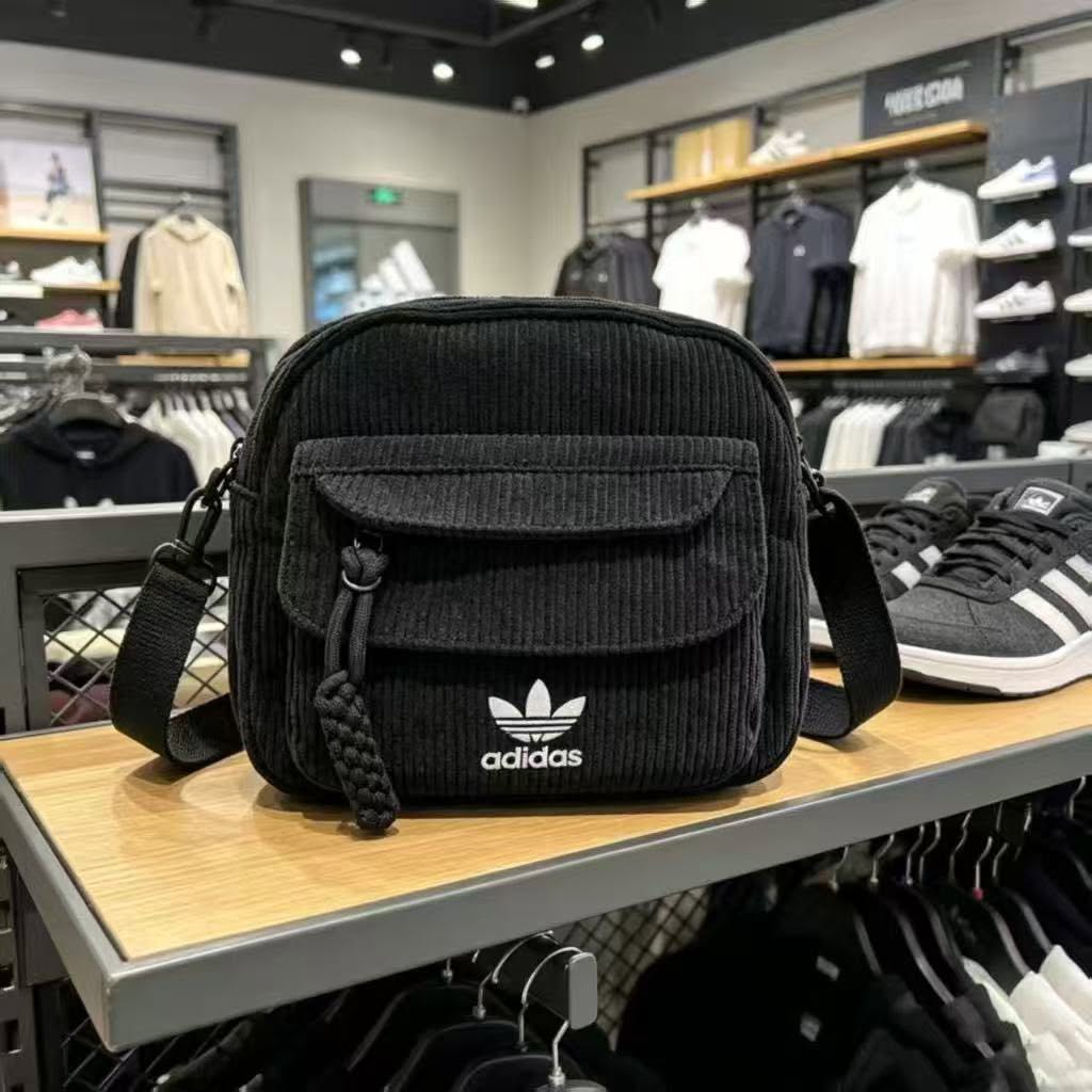 Adidas燈芯絨包