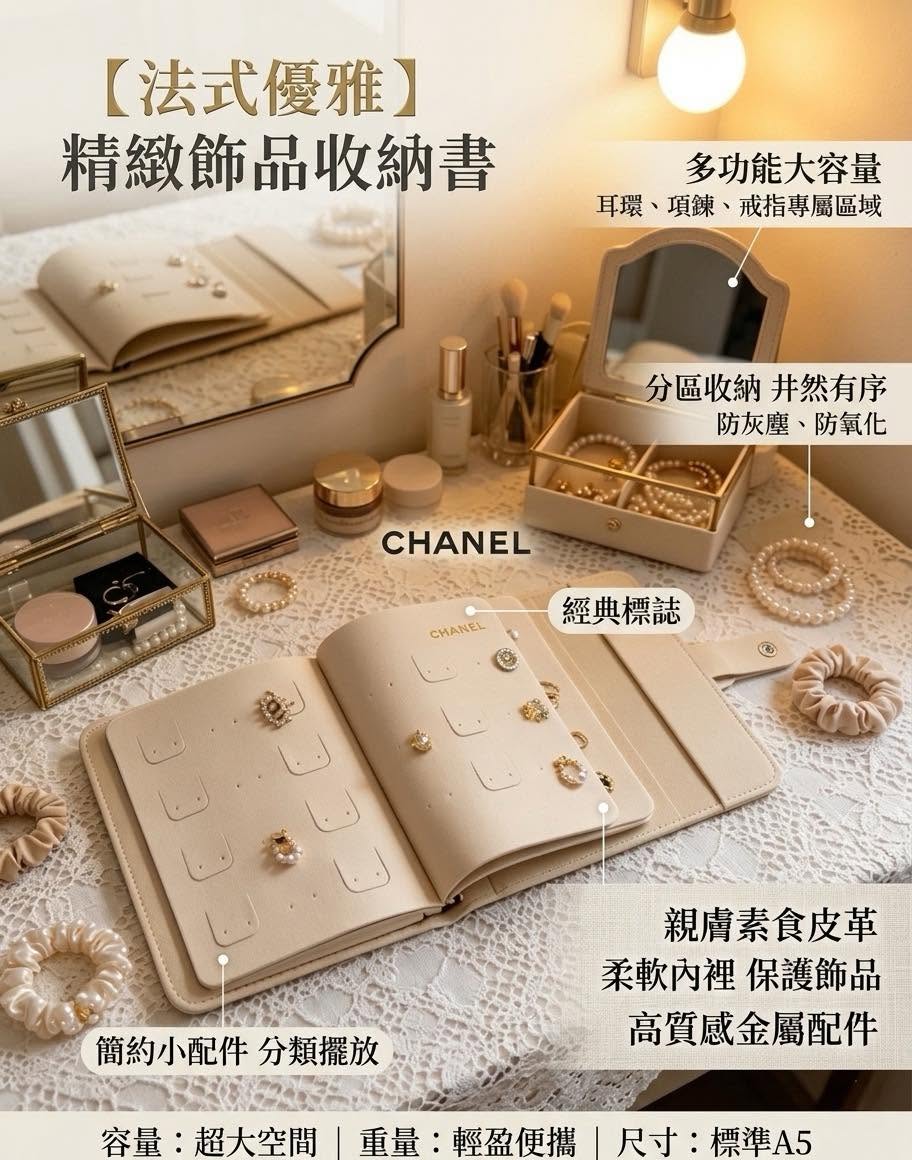小香飾品收納書