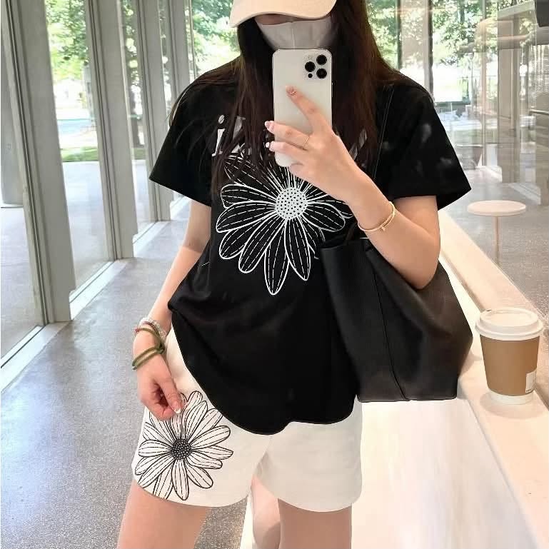 Mardi Mercredi 小雛菊棉短褲