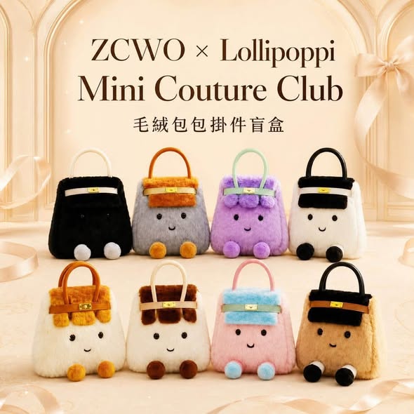 ZCWO x Lollipoppi 毛絨包包掛件盲盒